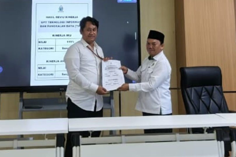 SPI UIN Madura Laksanakan Reviu Kinerja UPT TIPD Tahun 2025